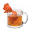 Multifunctional body shape tea strainer made in China
