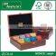 Recyclable fancy small wooden/bamboo tea set chest box for sale
