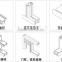 Hight quality Aluminium extrusion profile Aluminum extrusion profile of toilet partition with good price