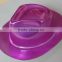 Hot sell PVC metallic colour gangster hat party hat daily dress up