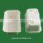 Dongguan Factory supplier 100% Biodegradable Recycle White compressed molded pulp packaging