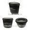FDA 3kgs black dog food barrel container storage with lid cover good PP remain fresh