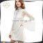 Latest Fashion Women Clothing With High Neck Mini Dress In Long Sleeve
