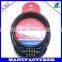 High security digtal resetable specialized wire bicycle lock