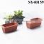 Pots for outdoor decorative large garden square plastic pot