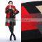 Wholesale jacquard design wool acrylic coat fabric in stock