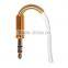 2015 Hot Selling 3.5 mm Stereo Plug With Gold Metal Spring
