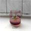 modern light weight purple old fashioned drinking glass