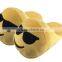 Smiling Face Emoji Slipper Wholesale Indoor Cheap Emoji Slipper Plush Emoji Slipper for Kids