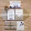 Wedding Stationary pocket fold wedding invitations cards in retail price