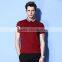 2015 mens original stripe banded collar cotton business polo shirts