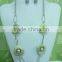Super quality Crazy Selling two tones bib statement necklace