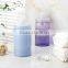 NEW 600ml round Plastic Lotion Pump Bottle Transparent Shower Gel/Shampoo Refillable Bottles Empty Container cap sprayer