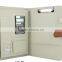 Customer size pu/genuine leather portfolio/folder with delicate credit cards holders