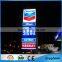 Map guiding directional outdoor standing pylon sign