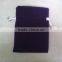 custom plain drawstring velvet makeup bag wholesale