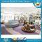 2017 new design round cube retail ladies women shoe display