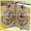 oval design hollow latest exotic turquoise fashion earring