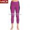 Unique Latest Design Wholesale Four Needles Six Threads Custom Womens Capri Yoga Pants