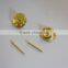China supplier High Quality Brass Silver Locking Pin Keepers Backs