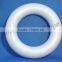 120mm decoration white foam ring/white polystyrene ring