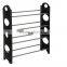 duty waterproof four-layers steel large shoe rack storage for sale