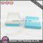 Custome design sky blue cardboard box gift packaing, gift paper box with white ribbon