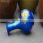 blue painted china ceramic vase for home decoration