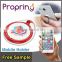 Propring 360 degree rotation finger ring cell phone stand for gift