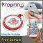 Propring 360 degree rotation finger ring cell phone stand for gift