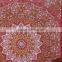 Red Mandala Tapestry Cotton Indian Tapestries Bohemian Wall Hanging Home Decor Beach Throw Bed Sheet Tapestry Indian Tapestries
