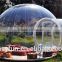 Factory price transparent camping lodge inflatable bubble tent with tunnels for rent / sale