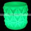 LED cylinder shaped color changing decoration chair lamp