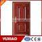 cheap exterior steel door , pvc fire rated door design