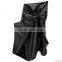 Luxurious Elegant Black free-design Satin Hotel chair Cover