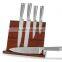 FDA/ LFGB Approval 5pcs Stainless steel kitchen knife set knife block set