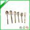 2016 hot sale bamboo spoon & fork set with hole