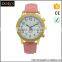 newest PU leather band japan movt lady wrist watch