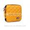 Fashion Yellow 32 Capacity PVC Fabric DVD Case CD Holder personalized cd case multi disc dvd cases