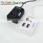 Wholesale T-type and Light Plastic Casing 480MBPS 4 port usb 2.0 hub with Led indicators