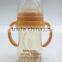 BPA Free Feeding Supplier Baby Bottle with Handle for 3-12 monthbaby