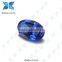 wax casting oval cut sapphire colored loose nano gem stone for jewelry
