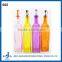 colorful 500ml olive oil glass bottle with metal dispenser