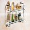 20702 Bathroom Accessory Heart Double Glass Shelf Hotel Use Modern Kitchen