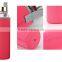 clear Heat-resistant sale of cheap glass bottles with stainless steel cap