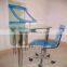 custom clear plexiglass computer desk