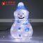 Large Acrylic christmas outdoor decoration lighting snowman ornaments