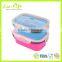 BPA Free FDA LFGB 800ML Silicone Air Tight Collapsible Lunch Box, Foldable Food Container, Microwave/Oven/Fridge/Dishwasher