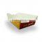Hot sale 2016 custom made paper fast food chips fried chicken wing box