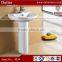 Nice Style Ceramic Wash Basin Hot Selling In Saudi Arabia Market_Sanitary Ware Series SASO Pedestal Basin with Toilet